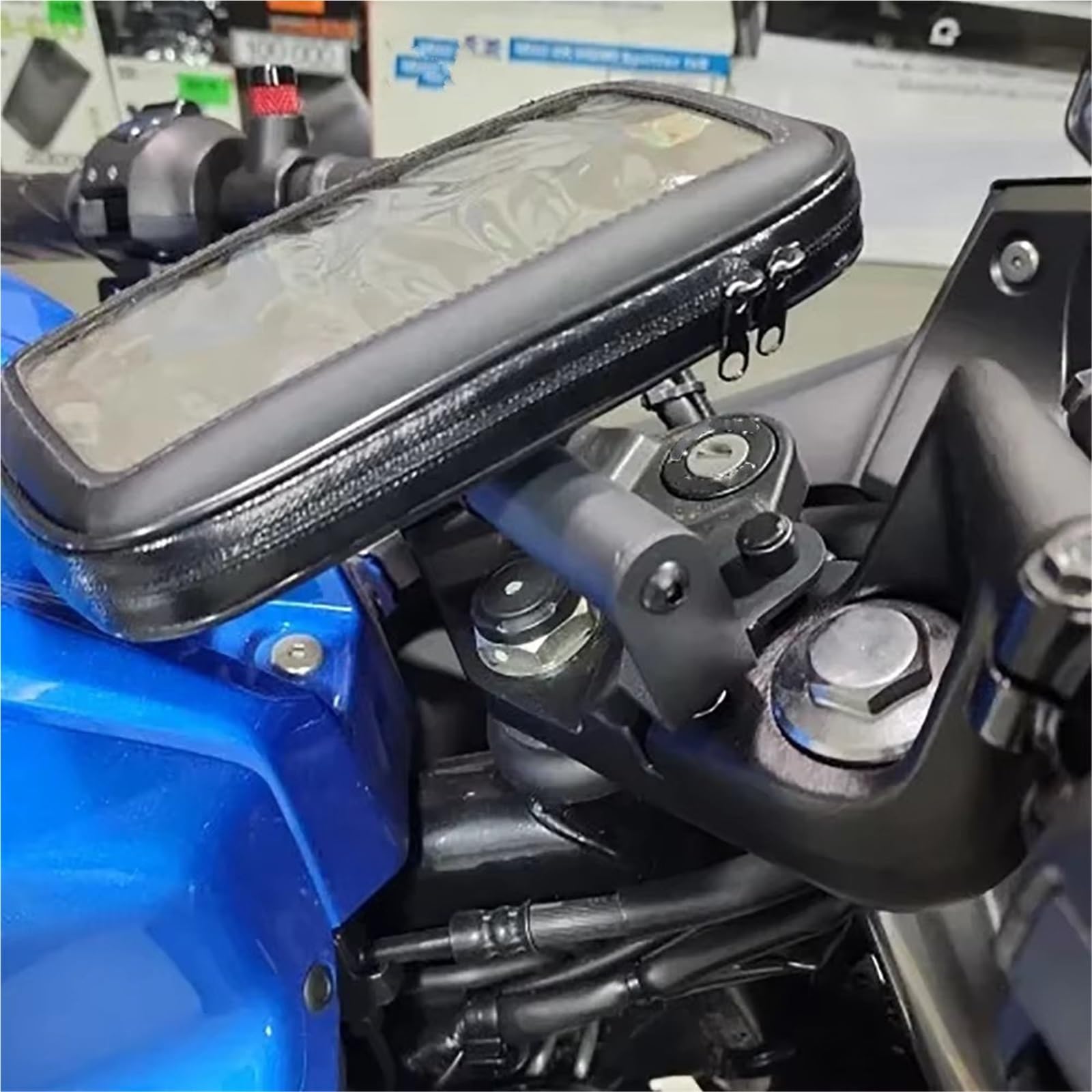 Soporte Navegación Soporte Teléfono Móvil para Motocicleta para Suzuki para GIXXER 250SF 2020-2023 Navegación GPS para Soporte