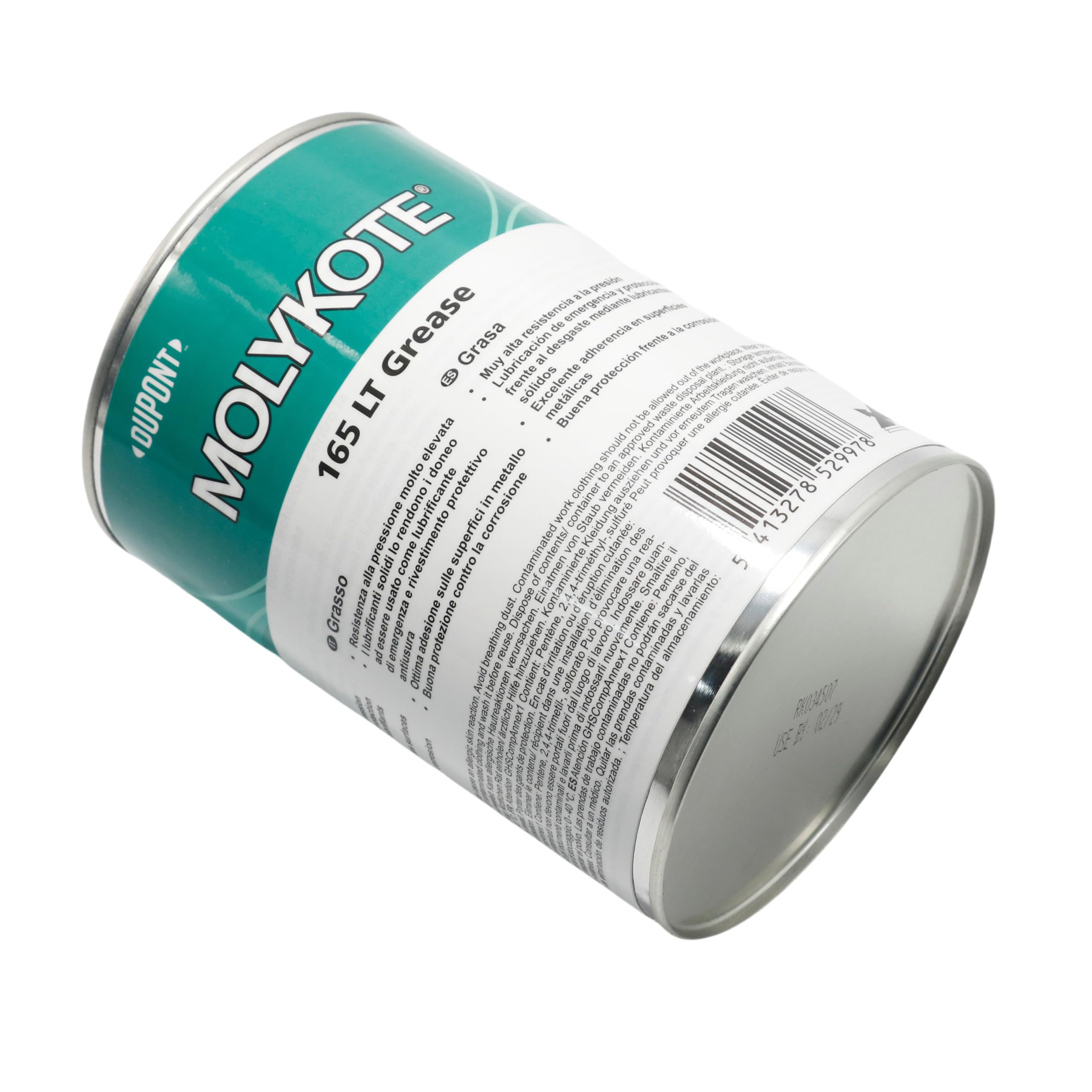 Molykote 165 LT 1kg Grasa Lubricante para Engranajes de Alta Carga y Estrés Lubricación de Metal Protección contra Desgaste Dow Corning