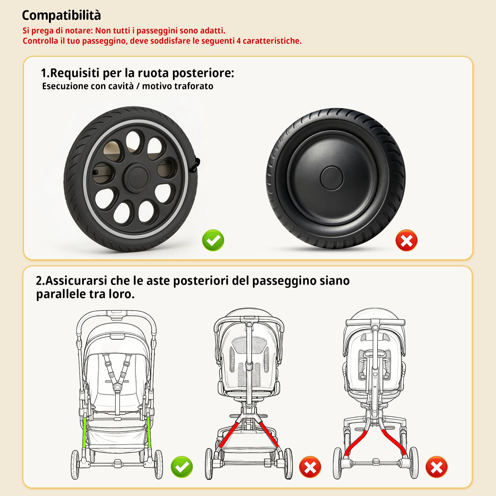 Dondolo per Passeggino, Dondolio assistito del Passeggino, Aiuto per il Sonno del Bambino, Dondolio delicato, Design Innovativo, Intensità regolabile, per Alcuni Passeggini- Nero