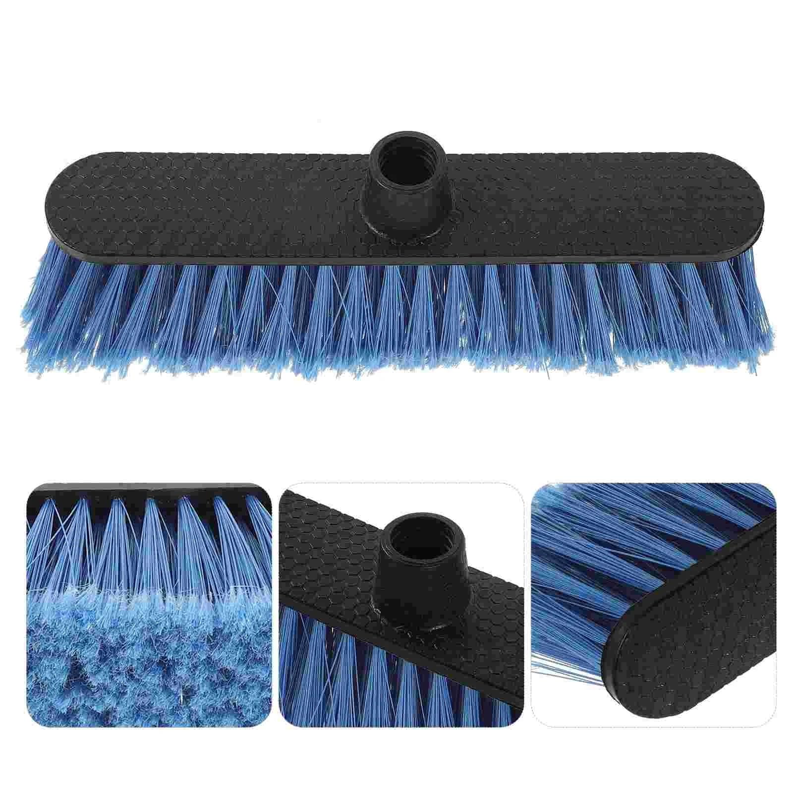 Escoba De Exterior Cabezal de escoba reemplazable for fregona de exterior, de plástico, for limpieza principal del hogar, for cocina, barredora de jardín Cepillo Barredor Exterior(2Pcs)