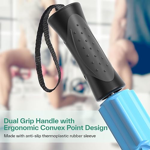 Miniatura 9 de Sportneer Juego de rodillos de espuma de masaje con barra de rodillo de espuma Sportneer para masaje de cuerpo completo