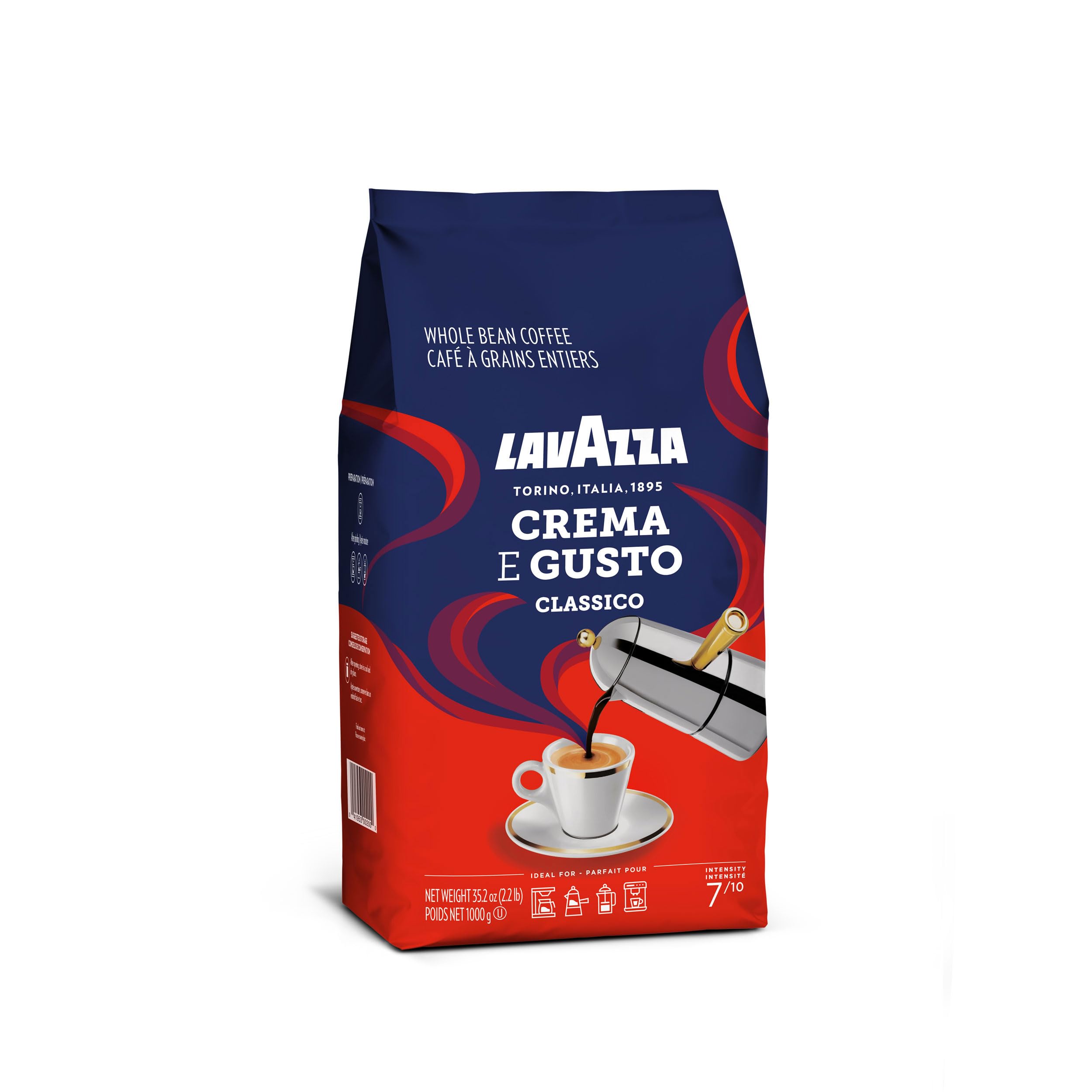Lavazza Crema e Gusto Classico - caffè in grani - 1 chilo