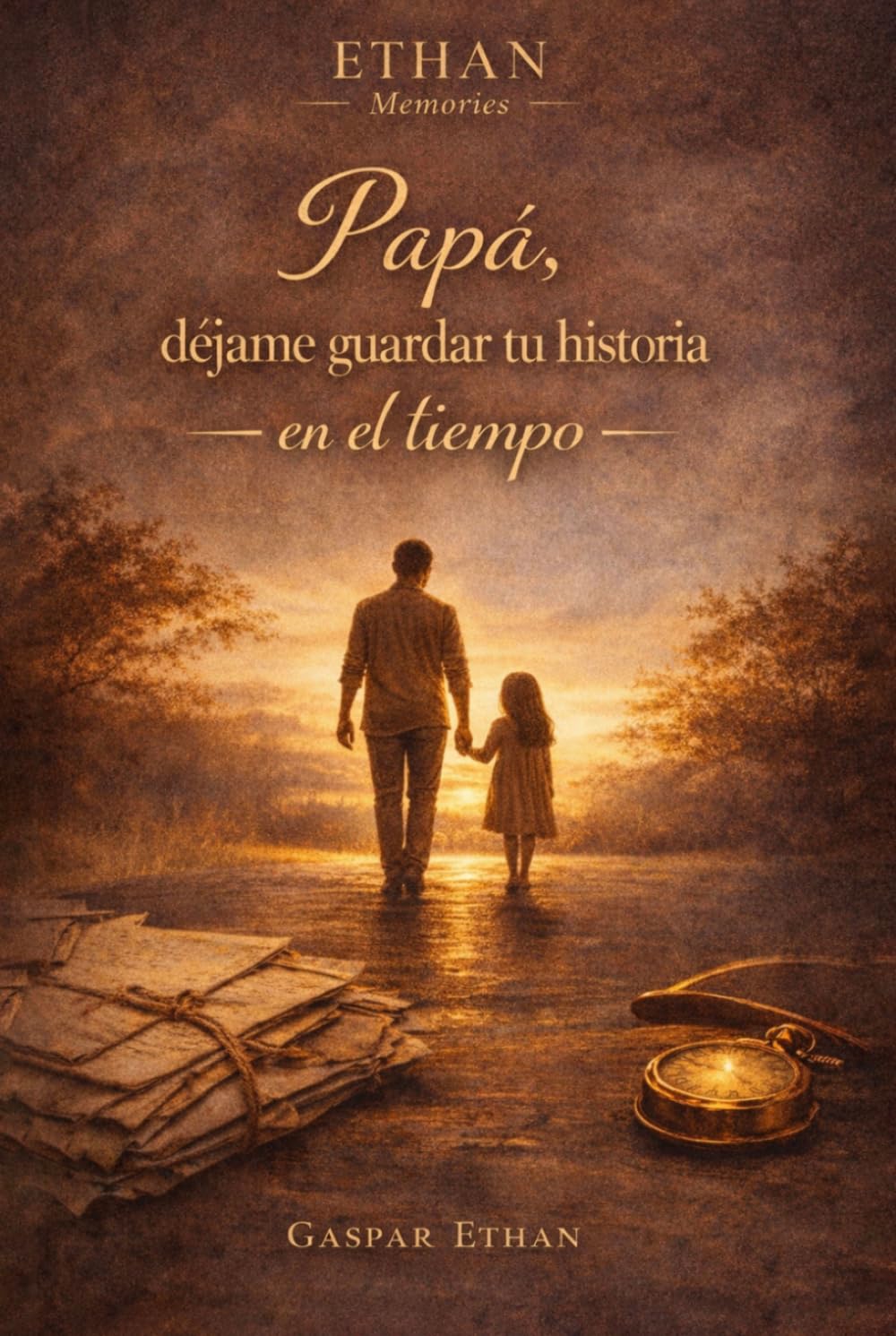 Papá, déjame guardar tu historia en el tiempo: Libro de recuerdos guiado para padre e hijo/a: Diario para escribir su vida, recuerdos y momentos ... Padre, cumpleaños y Navidad (Ethan Memories)