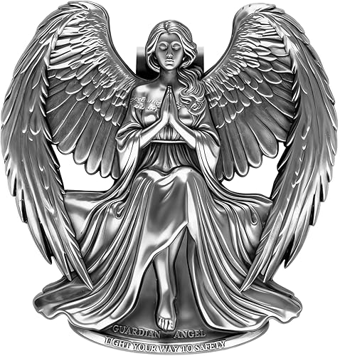 Clip de visera solar de ángel de la guarda: un compañero de viaje simbólico para su seguridad y protección