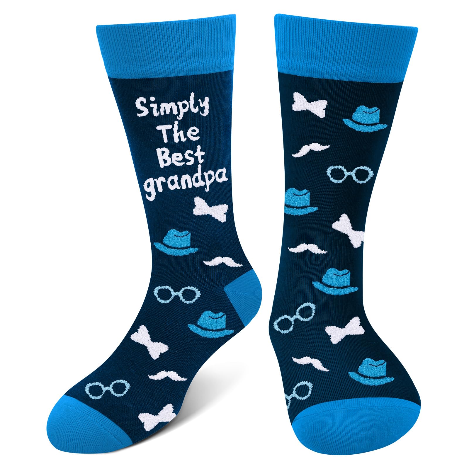 Lustige Socken Herren Papa Opa - Witzige Geschenke für Männer - Bunte Coole Socken Happy Socks - Vatertagsgeschenk Geburtstagsgeschenk Weihnachten Geschenkideen