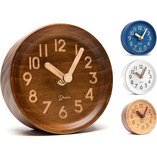 Wooden Desktop Clock