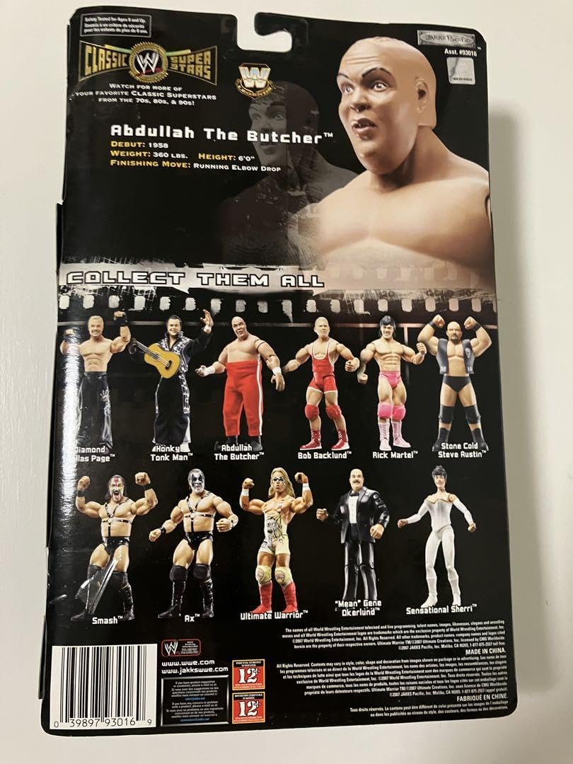 激レア！WWE クラシックスーパースターズ ブッチャー サインホーク フィギュア Amazon.co.jp: クラシックスーパースターズ ブッチャー サイン