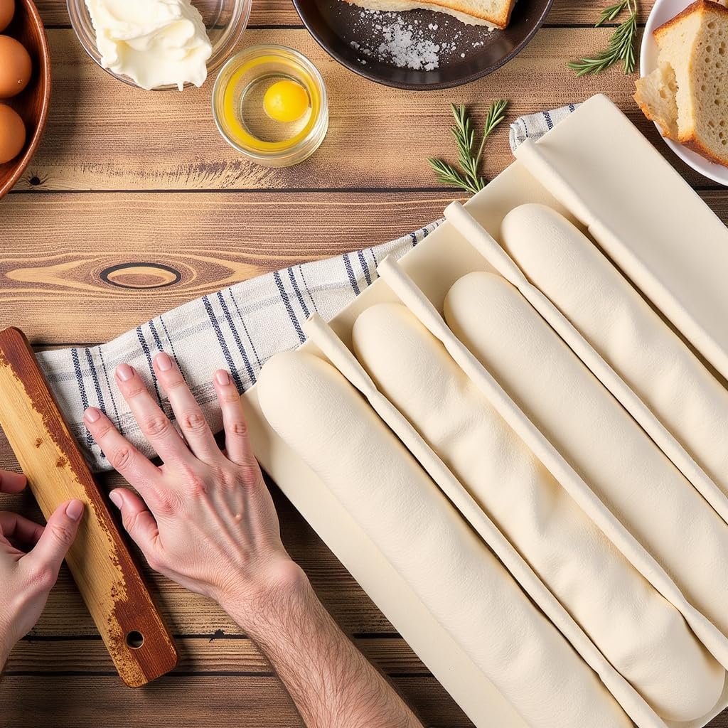 Thick Tea Towels for Baking Sourdough - 28x28in 100% Cotton Wrinkle-resistant Bread Basket Flour Sack Towels, Proofing Cloth Cover for Dough Raising, Bread Making, Bakers Gift Accessories, 3pcs - Image 3