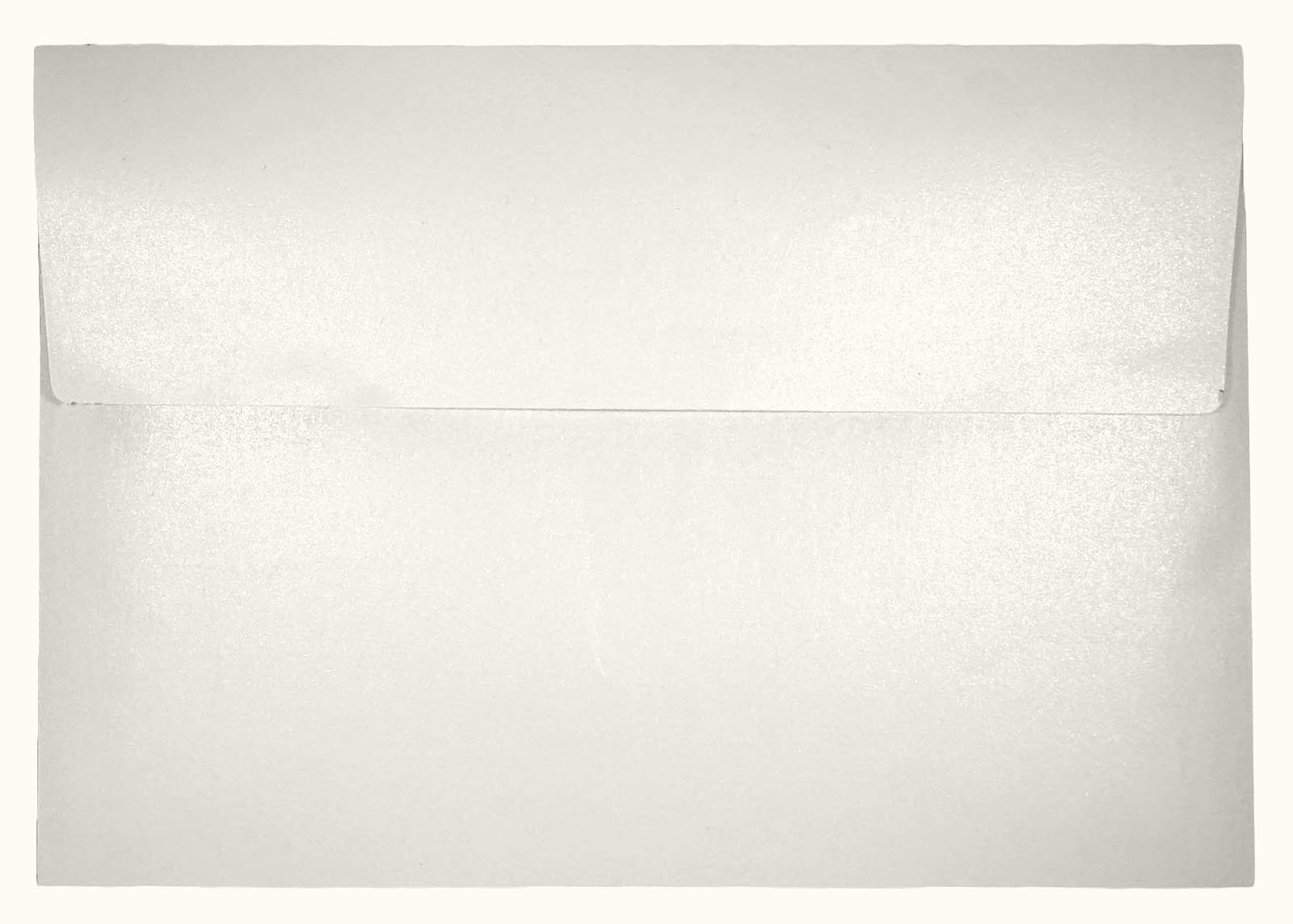 Enveloppes invitations Blanc métallisé A6 Straight-Flap 80 LBS Darling Souvenir