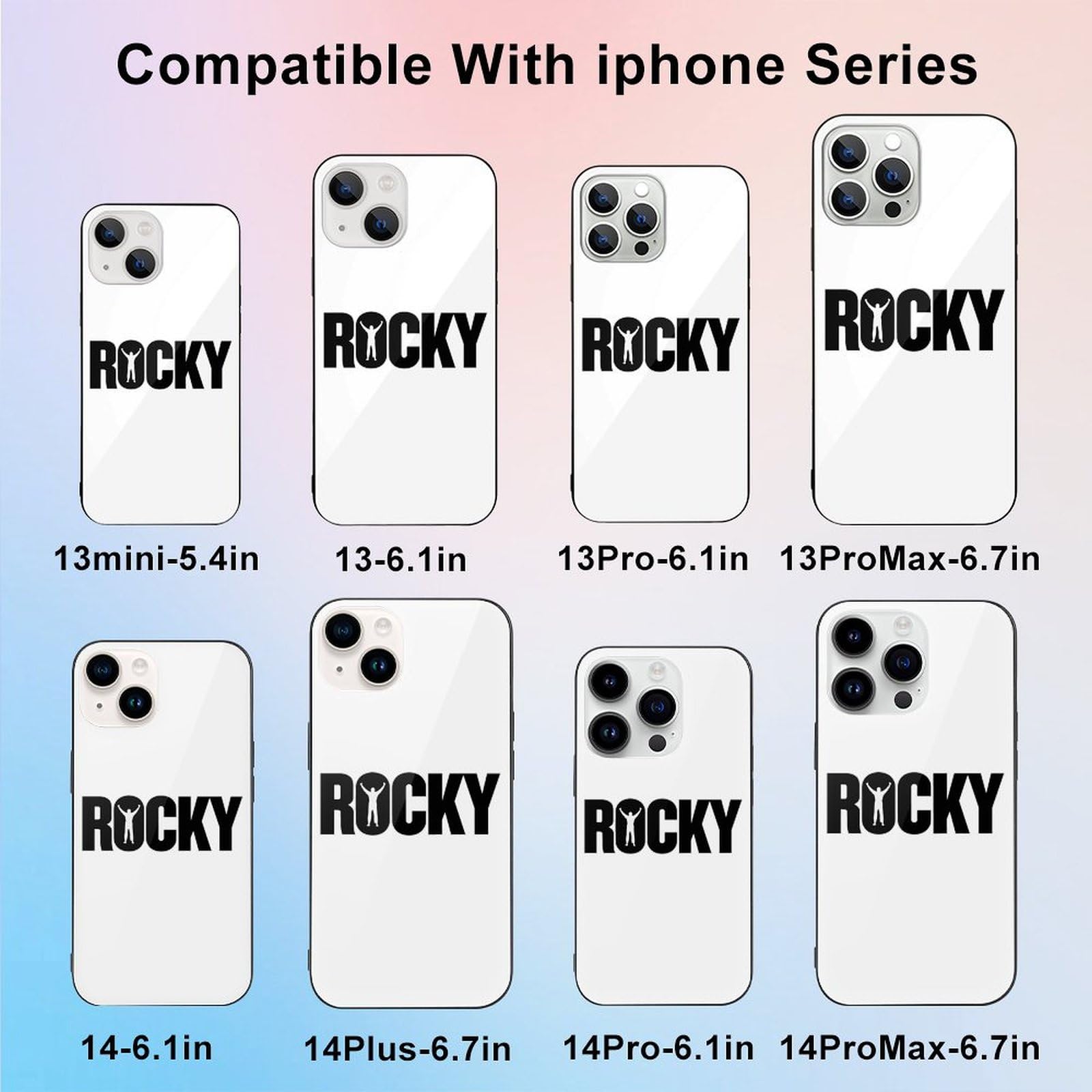 Amazon.co.jp: iPhone14 用 ケース ロッキー 映画 【全機種対応