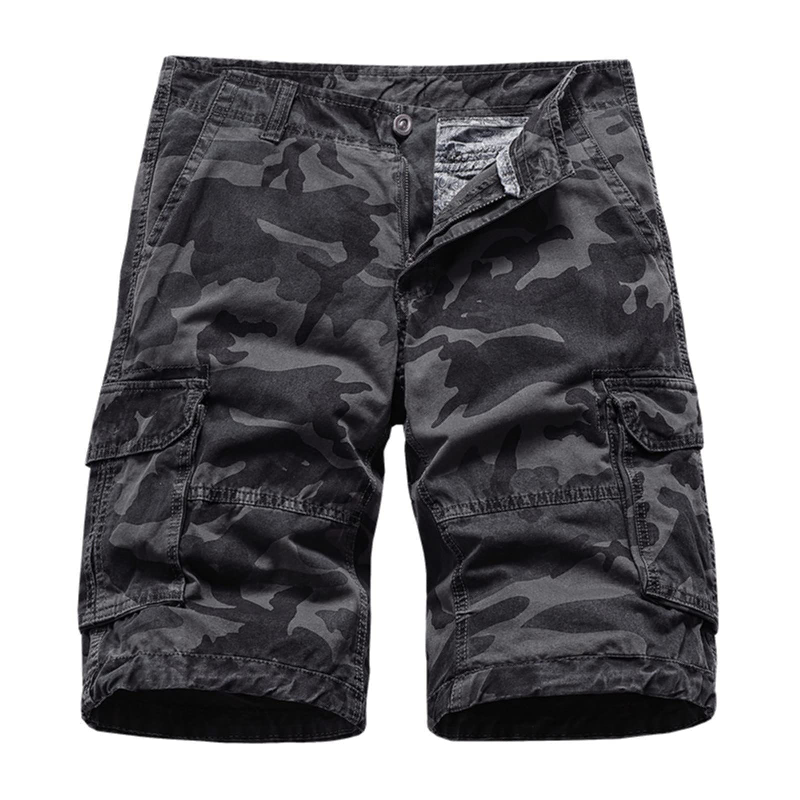 Bermuda cargo homme léger séchage rapide Lightning Edition short gris taille 38 - 7