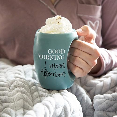 Miniatura 5 de Pavilion Gift Company 10503 Afternoon - Taza de 16 onzas, color verde