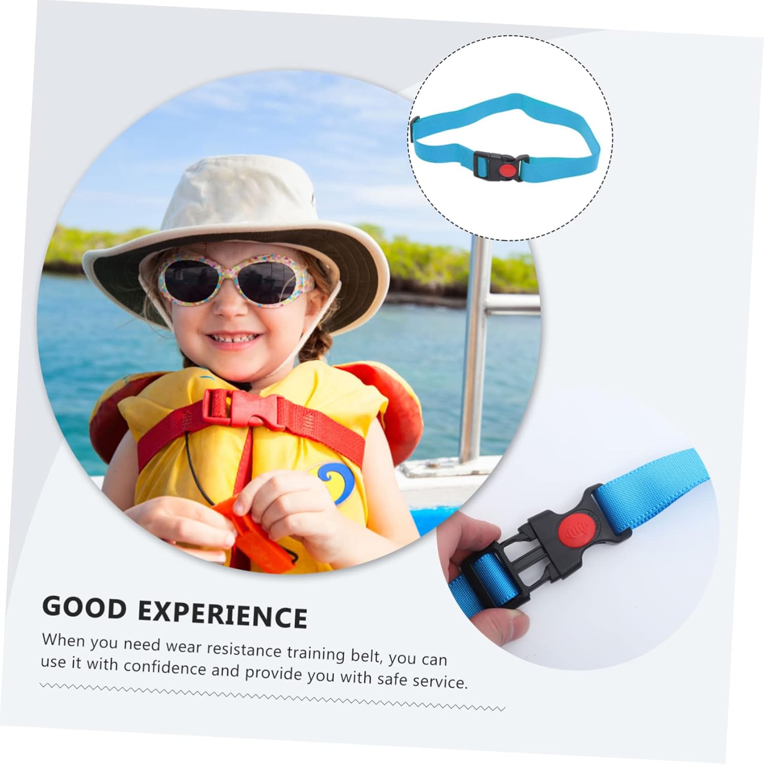 1 Set Swimming Belt Nylon Leash Pools for Adults Leash Neck Harness for Weight Training Swim Gloves Aquatic Fitness Water Resistance Exercise Safety Belt Training Belt