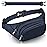 Large Fanny Pack for Women Men - Syican Waist bag with 3-Zipper Pockets, Gifts for Enjoy Sports Traveling Workout Casual Hands-Free crossbody bags Fits MAX 7.9\'\' iPad & 6.6\'\' Phone