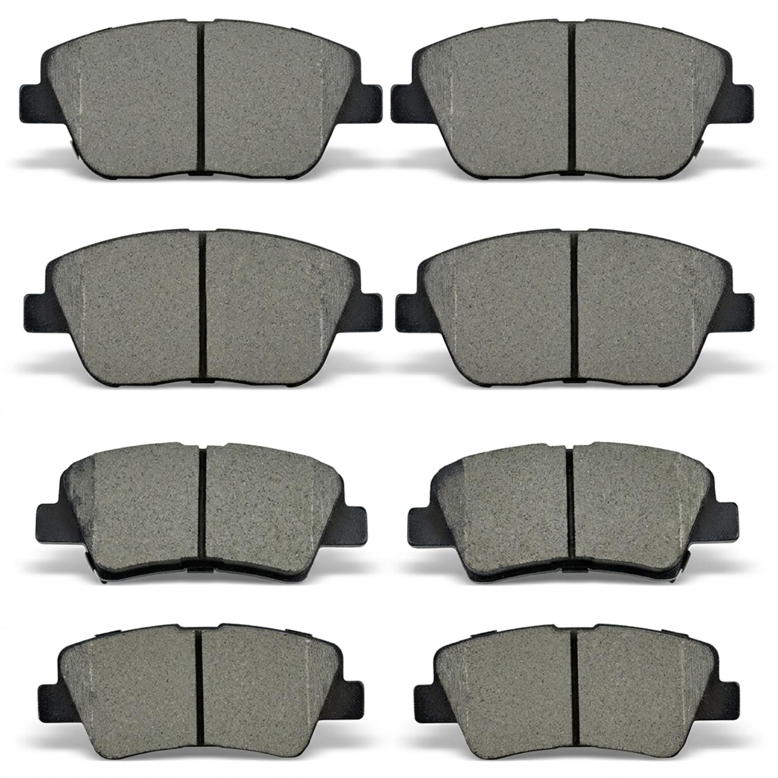 Photo 1 of ALADICHE 8pcs Brake Pads Set Ceramic Brake Pads Compatible with 2011-2014 Hyundai Sonata,2011-2014 Kia Optima