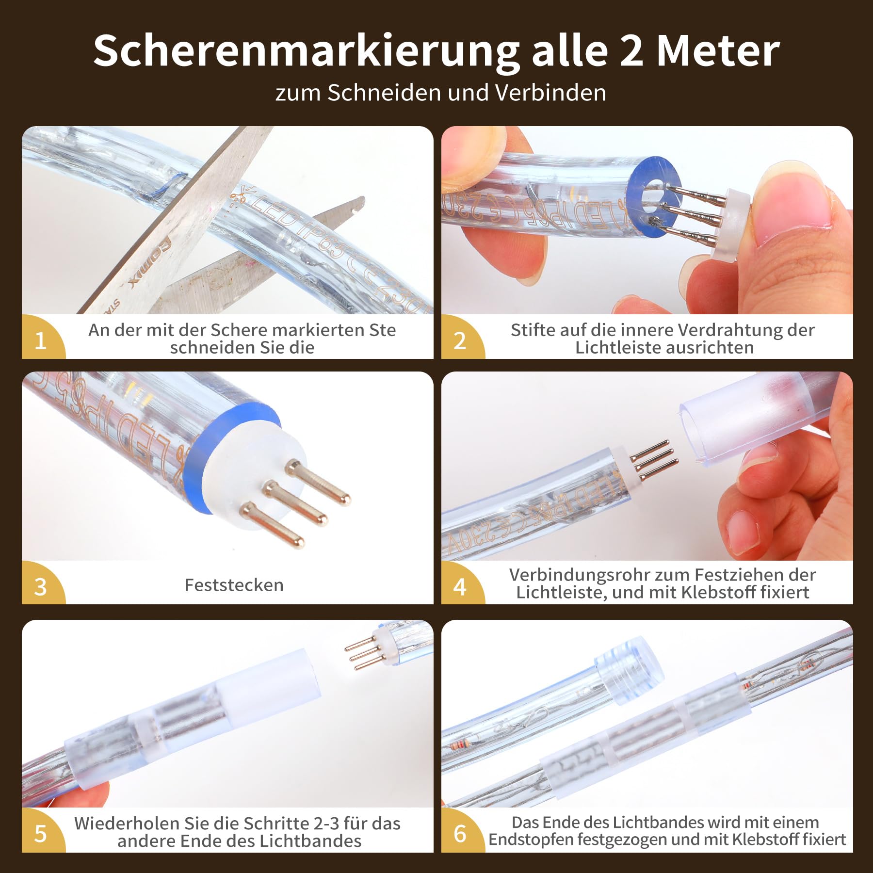 Forever Speed 50M LED Lichterschlauch Außen WarmWeiß mit 6 Modi Helligkeit Dimmbar Timer,1800 LEDs Lichtschläuche Schlauch Aussen Wasserfest IP65,Fernbedienung LED Lichterschlauch Weihnacht