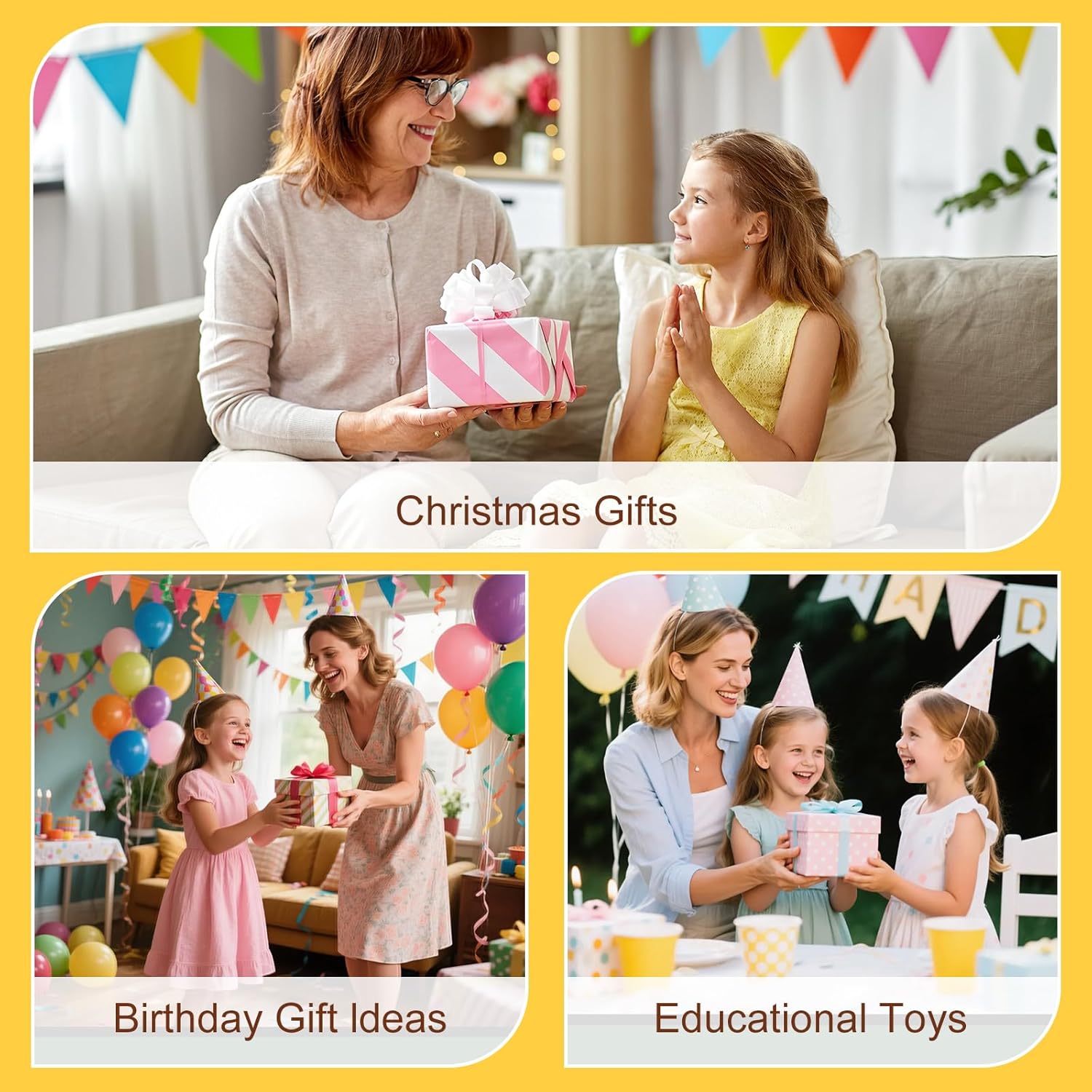 Microscope for Kids1000x Magnification with 2.4" Screen - Portable Digital Handheld Microscope for Ages 3-12, STEM Learning Toy with 8 LED Lights & 200W Camera, for Christmas or Birthdays