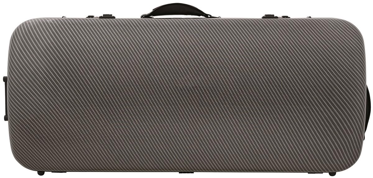Doppelkoffer für Geige 4/4, Bratsche 36-43 Fiberglass Hybrid Special Schwarz M-case