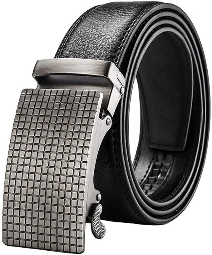Ericcay Leder Gürtel Herren Gürtel Einstellbar Ratsche Schnallen ...