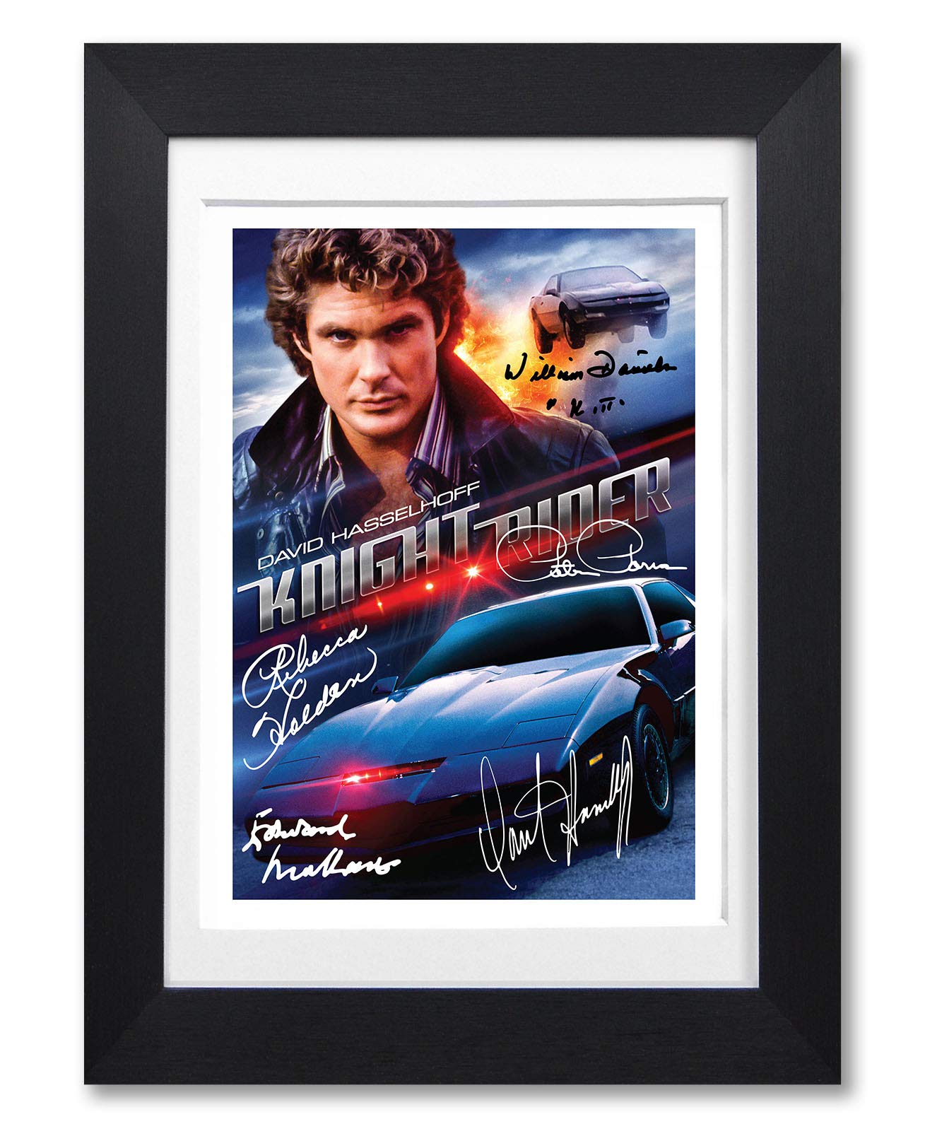 David Hasselhoff Knight Rider Poster Card Knight Rider #4 Spiral