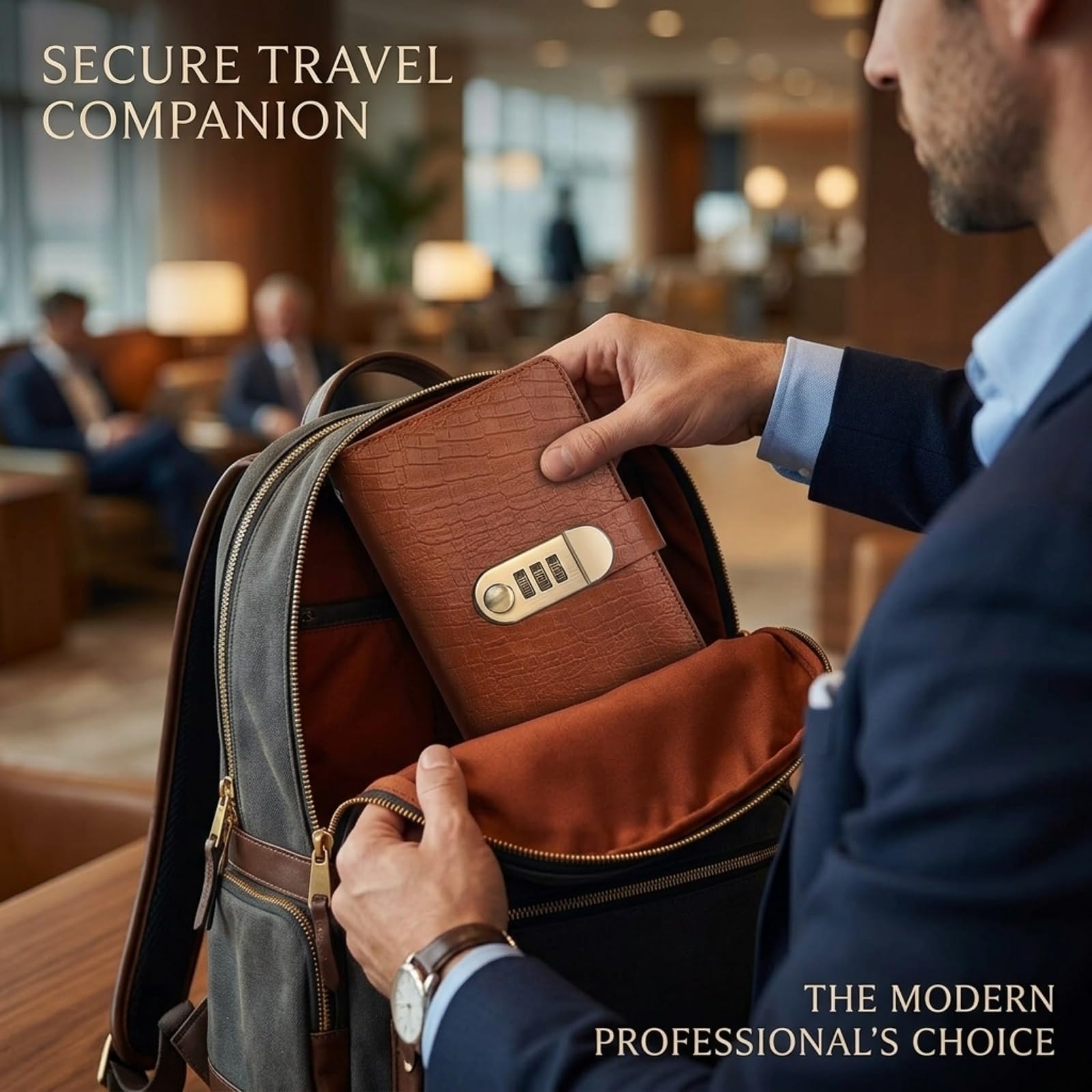 Libro del risparmio con 100 buste porta soldi e lucchetto a password, agenda budget planner italiano