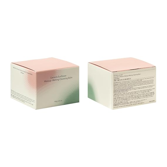 HARUHARU wonder Centella Sunflower Makeup-Melting Cleansing Balm 3.52 oz., Facial Cleanser for Heavy Makeup Removal, Korean Skincare