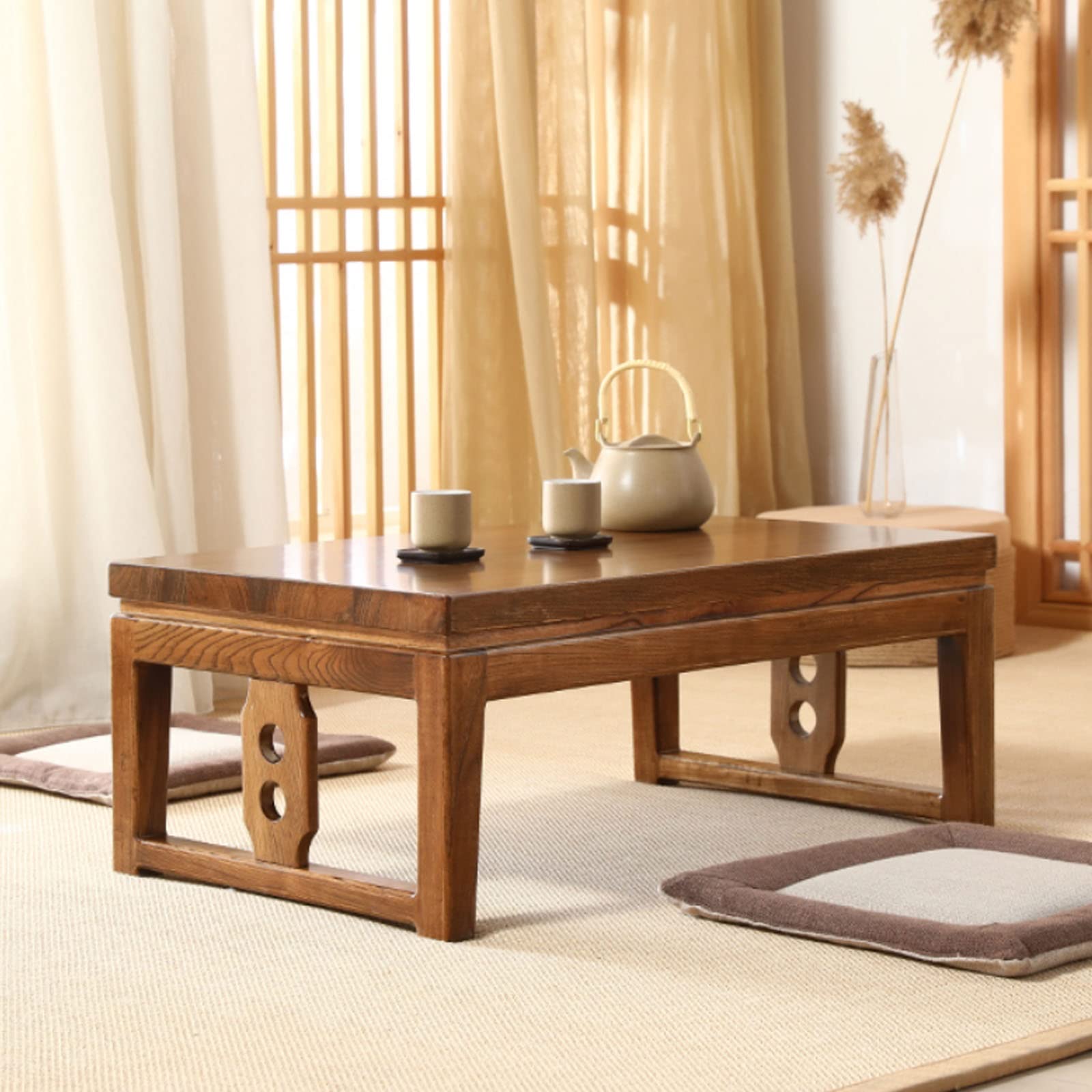 木製 コーヒーテーブル Wood Table ローテーブル ウッド Amazon｜エルムウッドコーヒーテーブルウッドテーブルロー