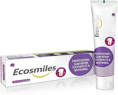 Pasta dental blanqueadora y salud de las encías sin flúor, para sangrado de encías y gingivitis, reduce la sensibilidad dental, repara el esmalte y
