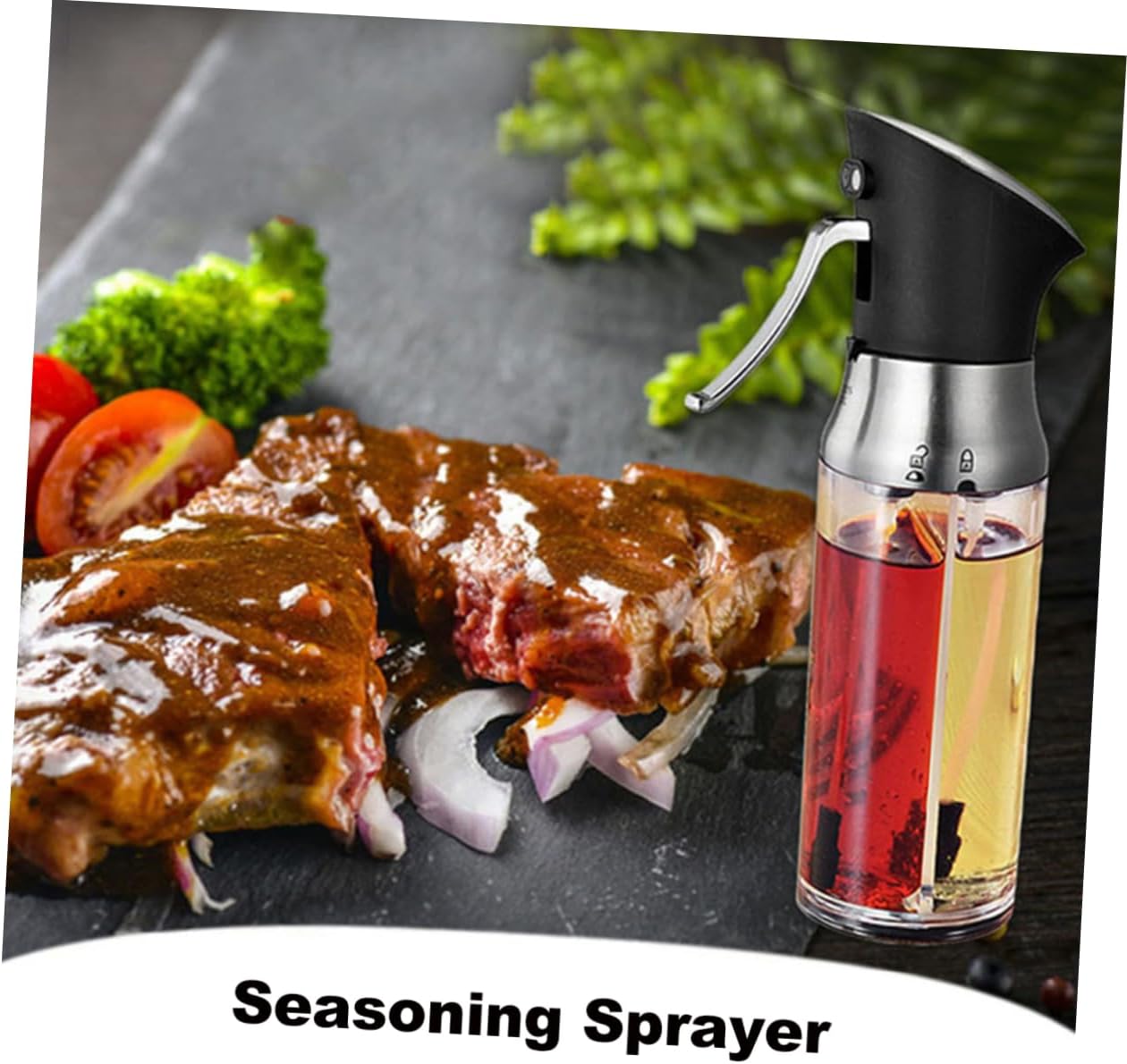 Oil Sprayer for Kitchen 200ml Sauce Dispenser Precision Volume Control Sturdy Plastic Material