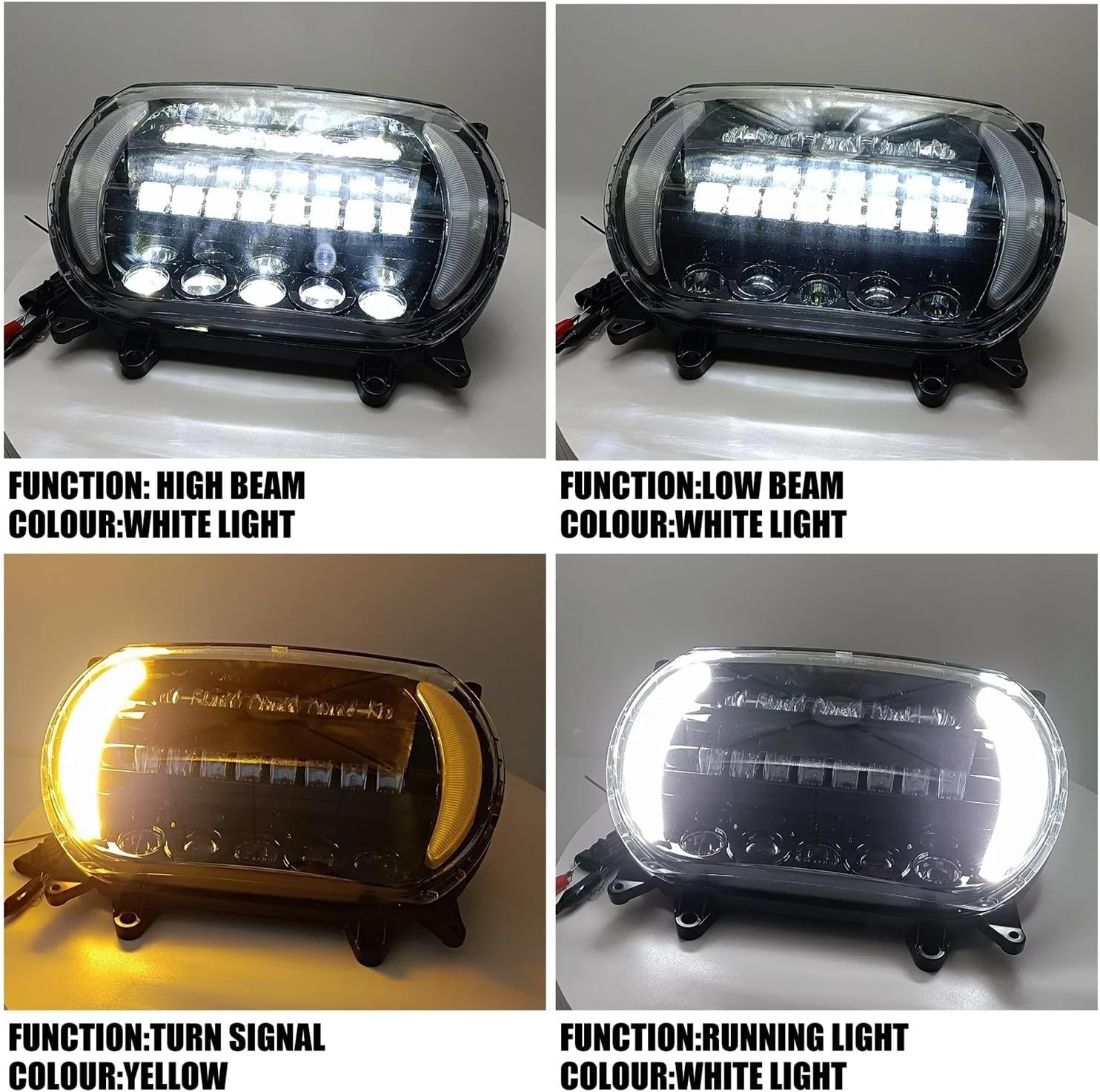 点灯OK ハーレー FLTRX ロードグライド 純正 ヘッドライト ヘッドランプ