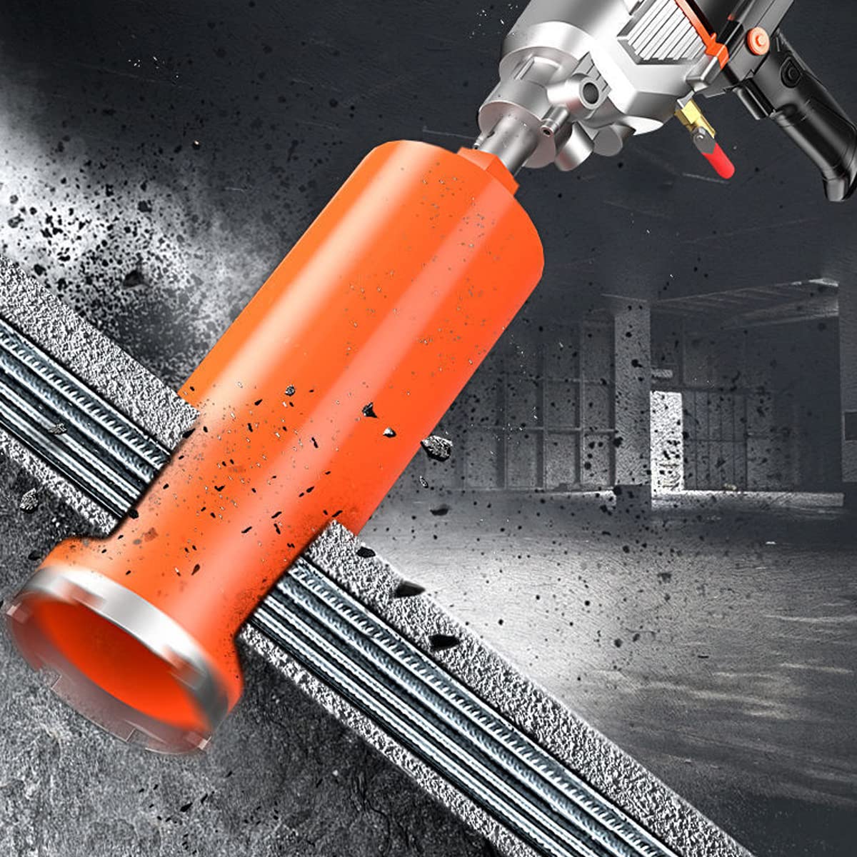 Broca De Perforación De Alero De Hormigón, 132 mm*350 mm, Acero Sin Costurado High Dureza Hormigón De Perforación De Concreto Sierra Para La Pared De Cemento De Ladrillo