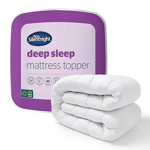 Silentnight Deep Sleep Single Mattress Topper – White