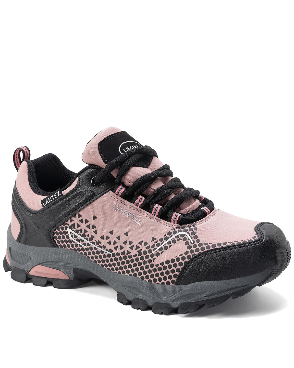 LANGDU Botas Montaña Zapatos Senderismo Hombre Mujer 38-46 | Impermeable,Transpirable,Suela Antideslizante,Cómodo,Ligero,Amortiguación,Senderismo y Montaña