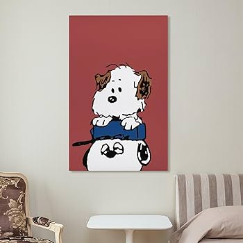 SNOOPY/スヌーピー/3Dデコアート/絵画/インテリア/飾り Amazon.co.jp: スヌーピー アンディ オラフ アートポスター 飾り