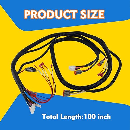 Miniatura 4 de Arnés de cableado de control de carrito de golf para Club Car Precedent-Gray Controller # 1515-5201, incluye arnés adaptador Mcor 2 y 4, arnés de