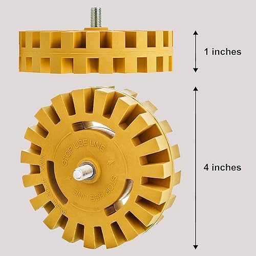Miniatura 5 de CANOPUS Rueda de borrador de calcomanías  Adhesivo, a rayas, calcomanías, kit de herramientas de extracción de vinilo para automóviles, caravanas,