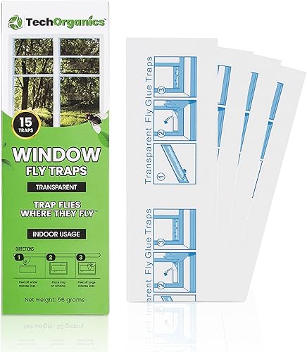 Trampa para moscas en interiores o exteriores  Las trampas para moscas de ventana son transparentes y transparentes  También para polillas,