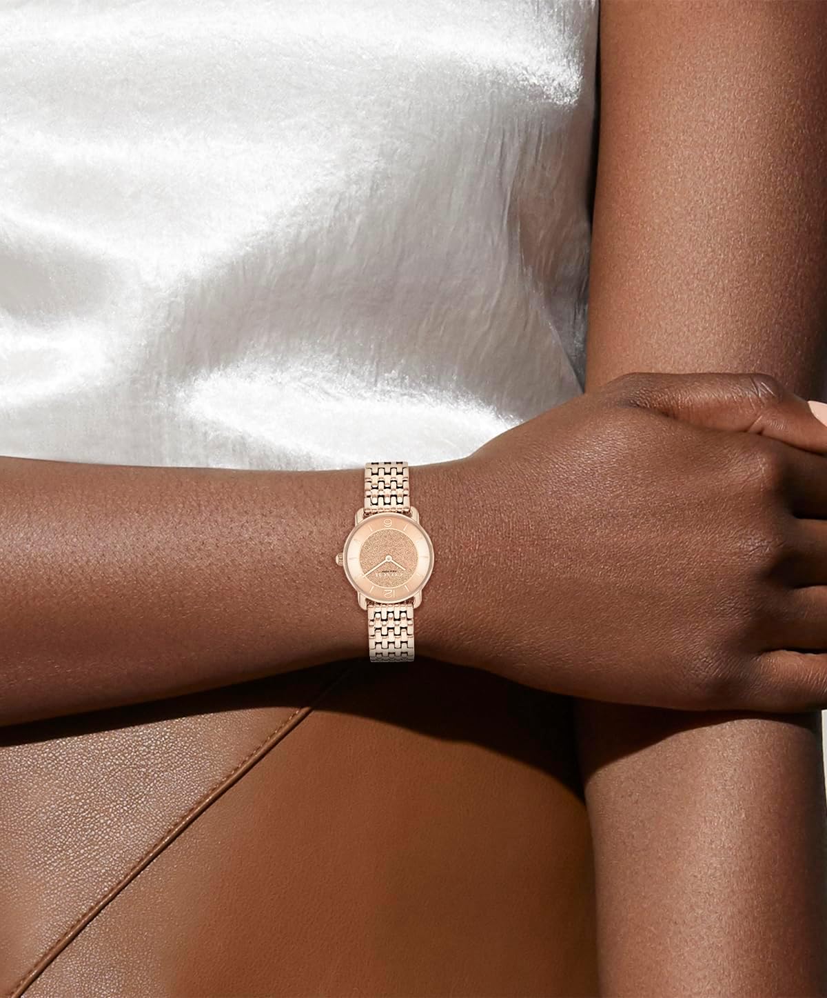 COACH Elliot Women's 2H Quartz Watch - Stainless Steel Bracelet - Water Resistant up to 3ATM/30 Meters - Premium Fashion - Classic, Minimalist Design for Everyday Wear - Gift for Her - 28mm - Image 4