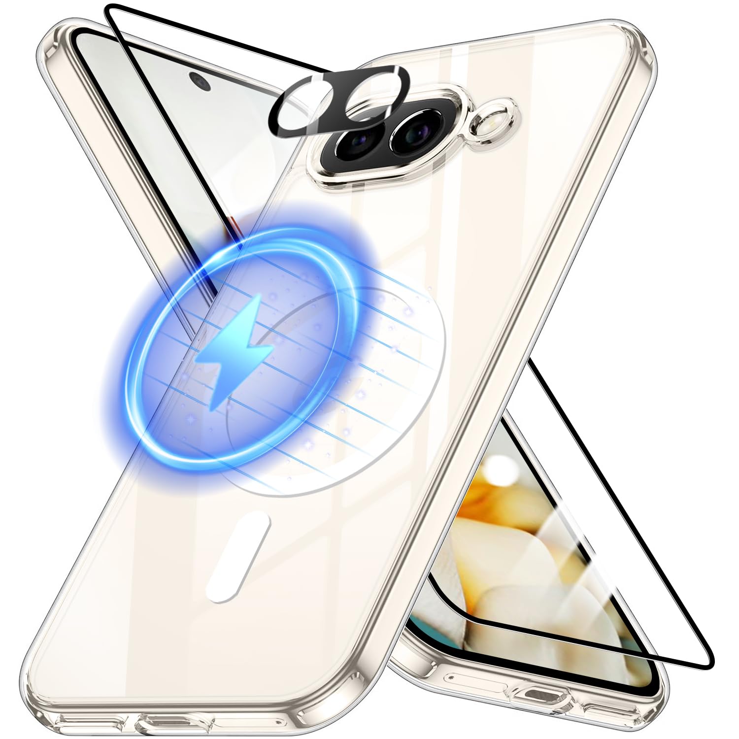 Amazon.co.jp: Google Pixel 9A ケース MagSafe対応 ガラスフィルム 