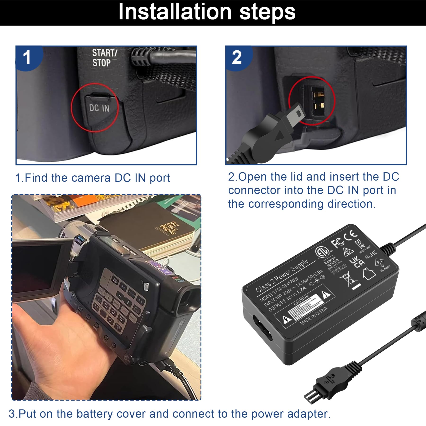 Fuente De Alimentación Hersmay Ac-l100 Ac For Sony Handycam | Cuotas