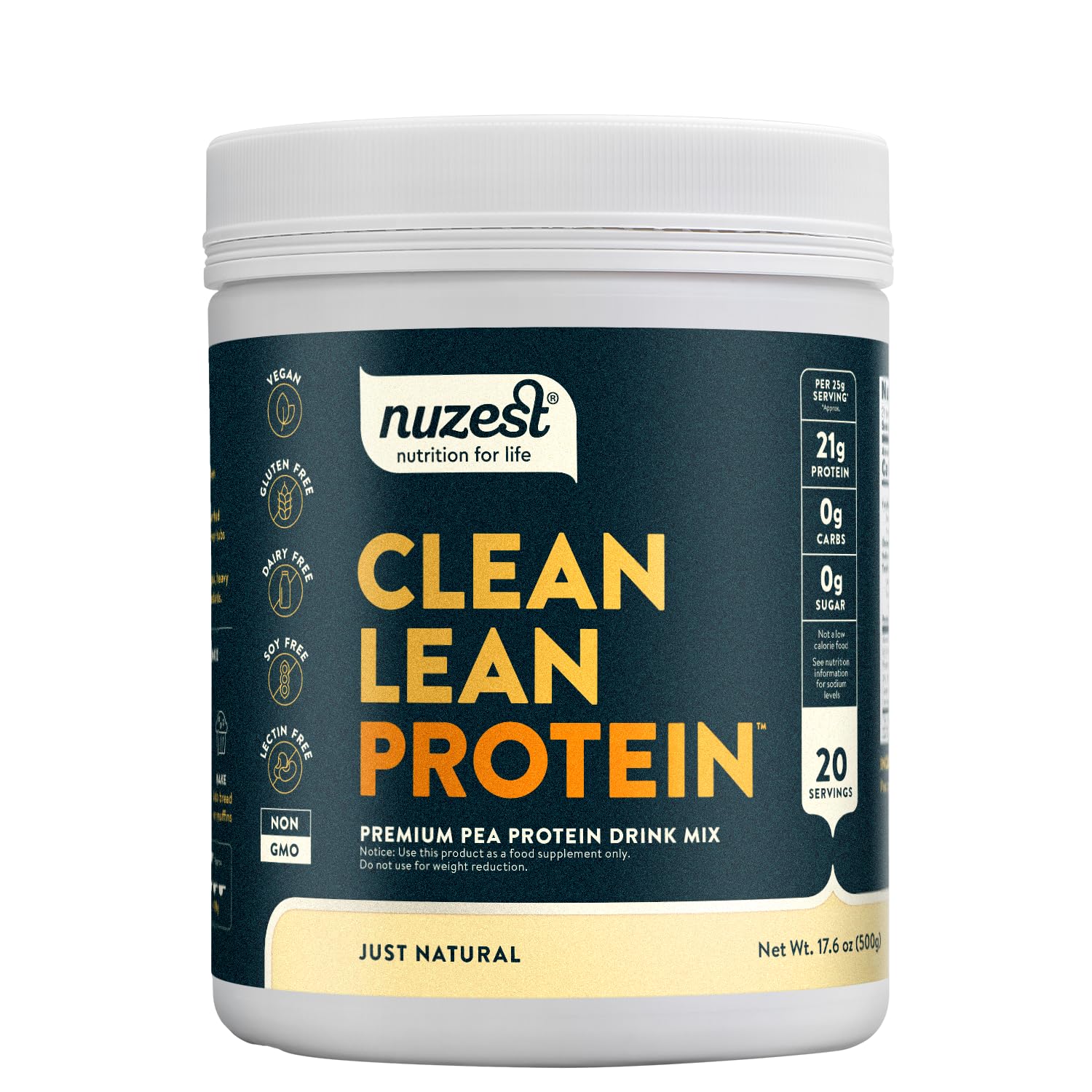 NuzestClean Lean Protein Just Natural 17.6 Oz. 159323