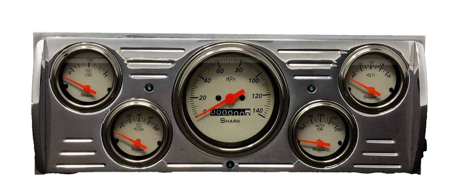 1941 1942 1943 1945 1946 Chevy Truck 5 Gauge Dash Cluster Panel Set Mechanical