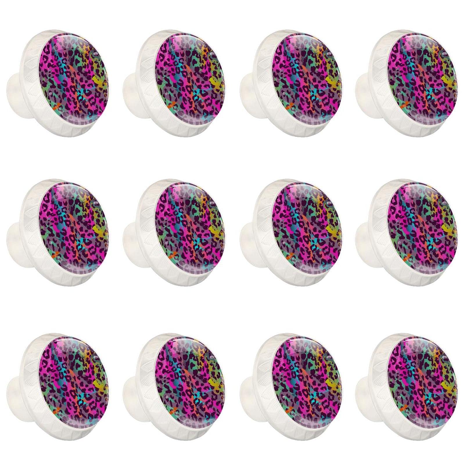 Boutons de cuisine léopard coloré pour relooker une commode