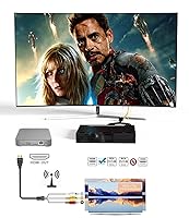 Vista 6 de BERLAT 1080P - Cable HDMI a RCA 49ft 49ft HDMI macho a 3 RCA audio de vídeo adaptador de cable AV para TV HDTV DVD