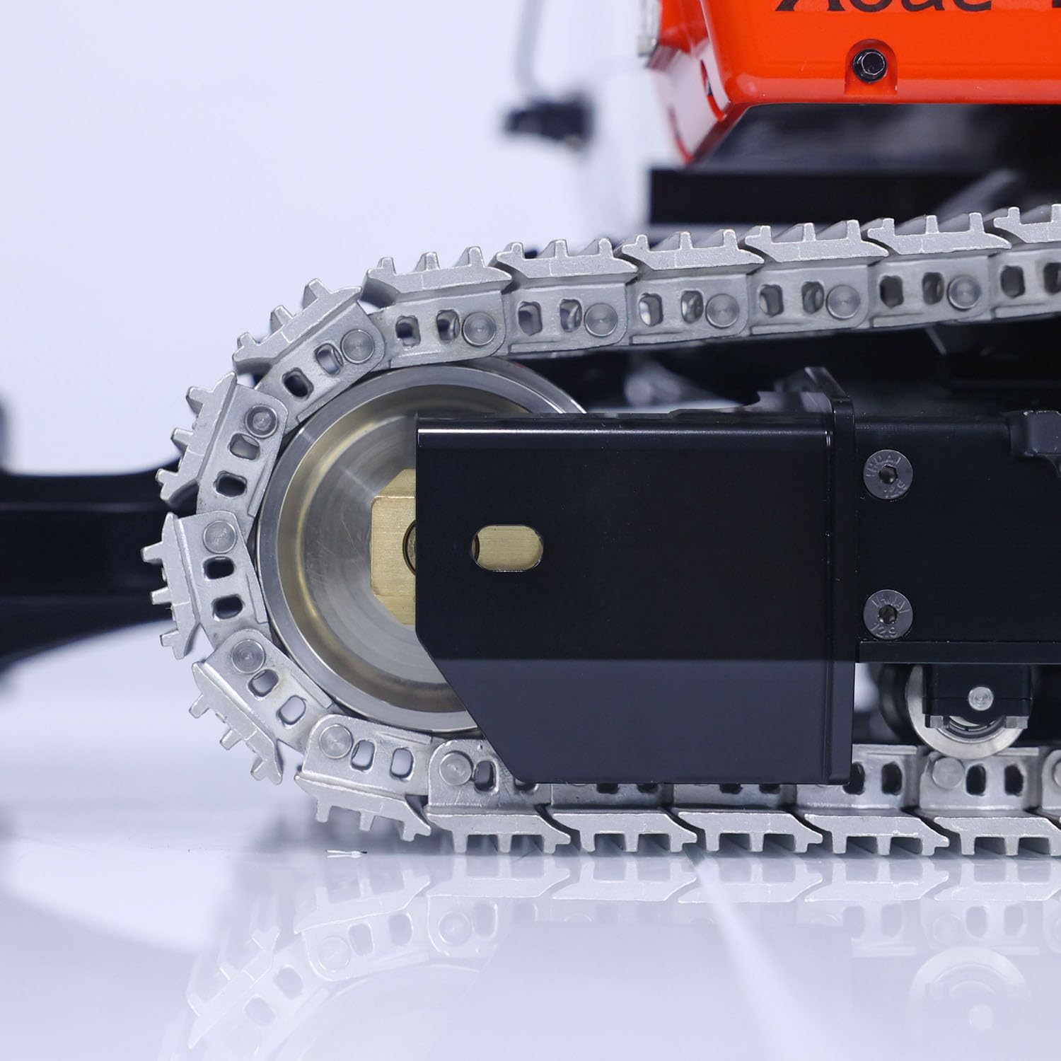 LESU Aoue ET26L 1/14 Metal RC Hydraulic Excavator 3 Arms RC Diggers Construction Vehicles Model Light PL18EV Radio