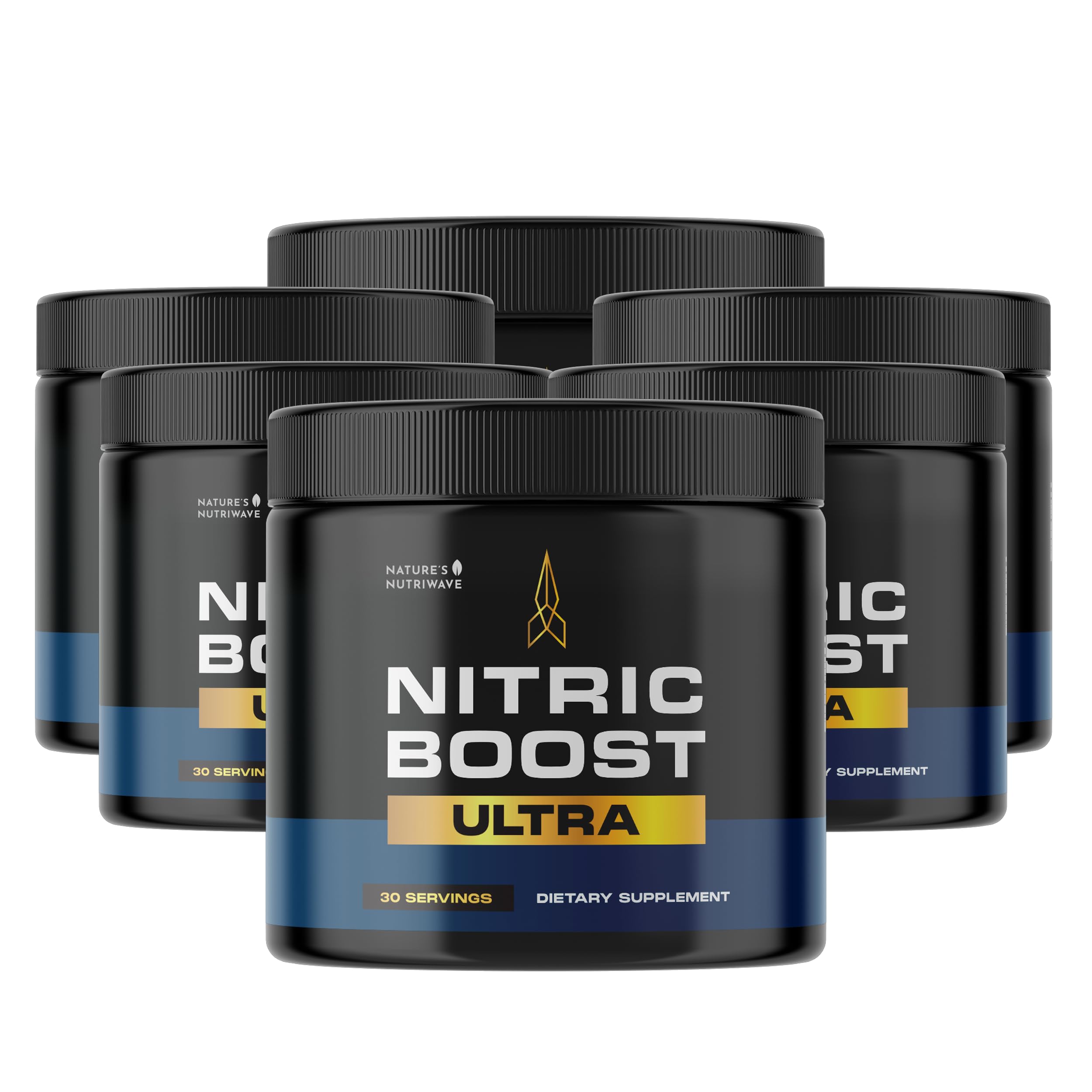 Nitric Boost Ultra Powder – GMP-Certified – 30 Servings, 6 Month Supply