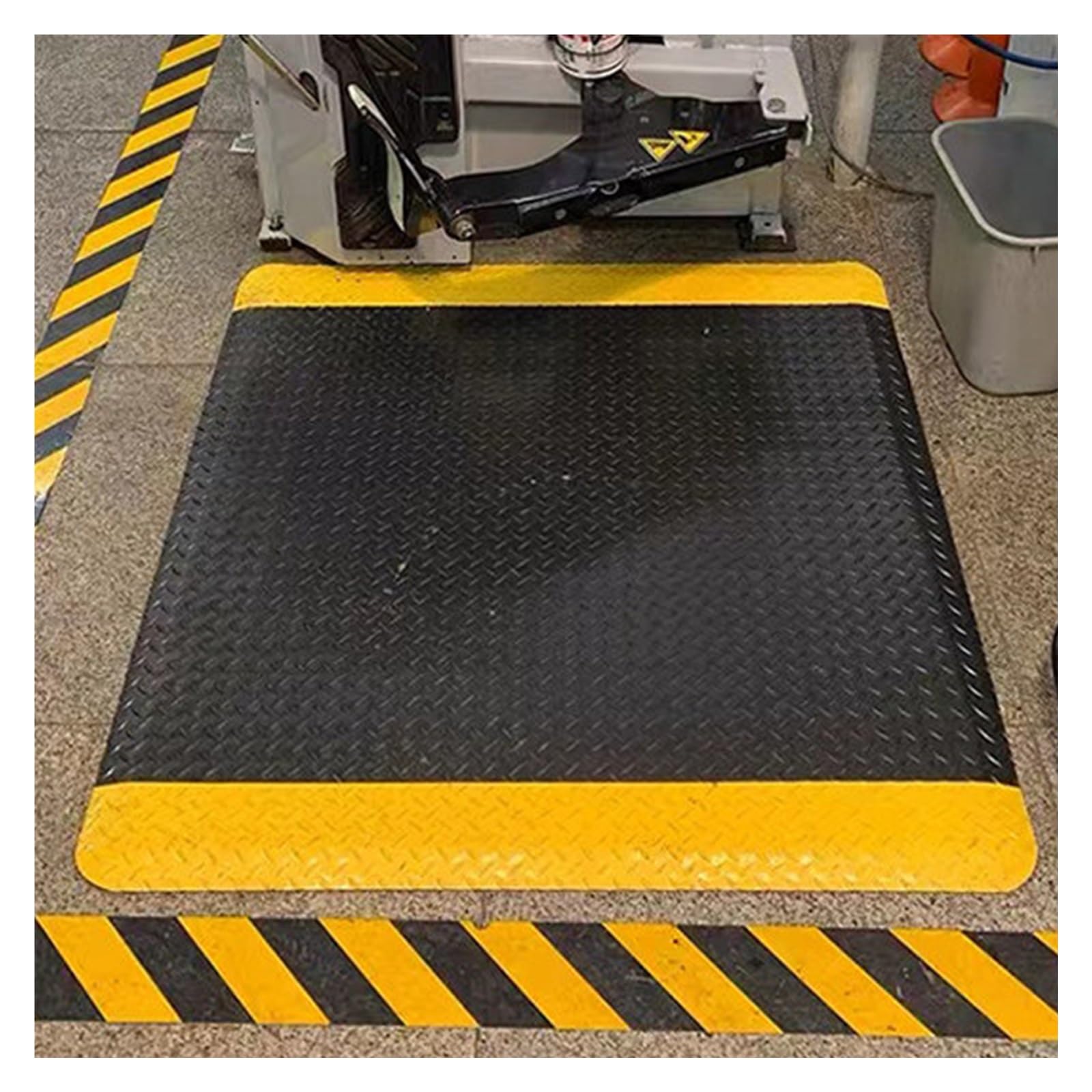Alfombrilla antifatiga para trabajo de pie, cojín industrial para uso en interiores en talleres y garajes