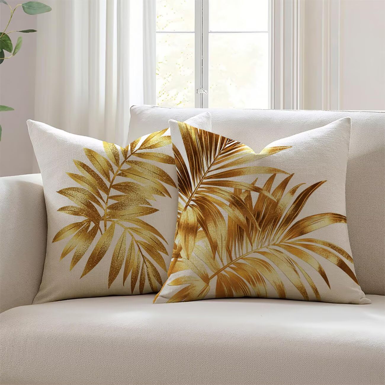 Housse de coussin lin 60x60 imperméable pour une décoration intérieure et extérieure