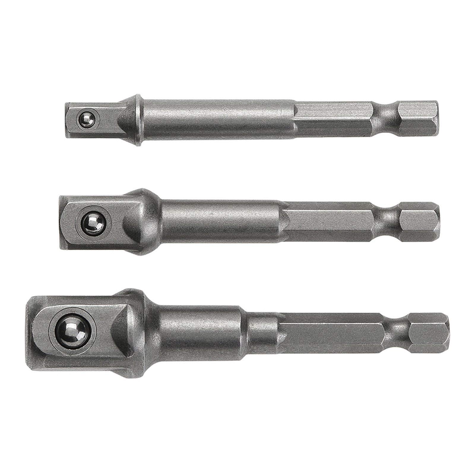 SECOTEC Adaptersatz Für Stecknüsse – 1/4", 3/8", 1/2", Aus Chrom-Vanadium-Stahl, Für Akkuschrauber & Mehr