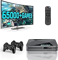 Vista 1 de Kinhank Super Console X2 Pro - Consola de juegos retro integrada con más de 65000 juegos, sistema de juegos Android 9.0Emuelec 4.6, salida 4K UHD